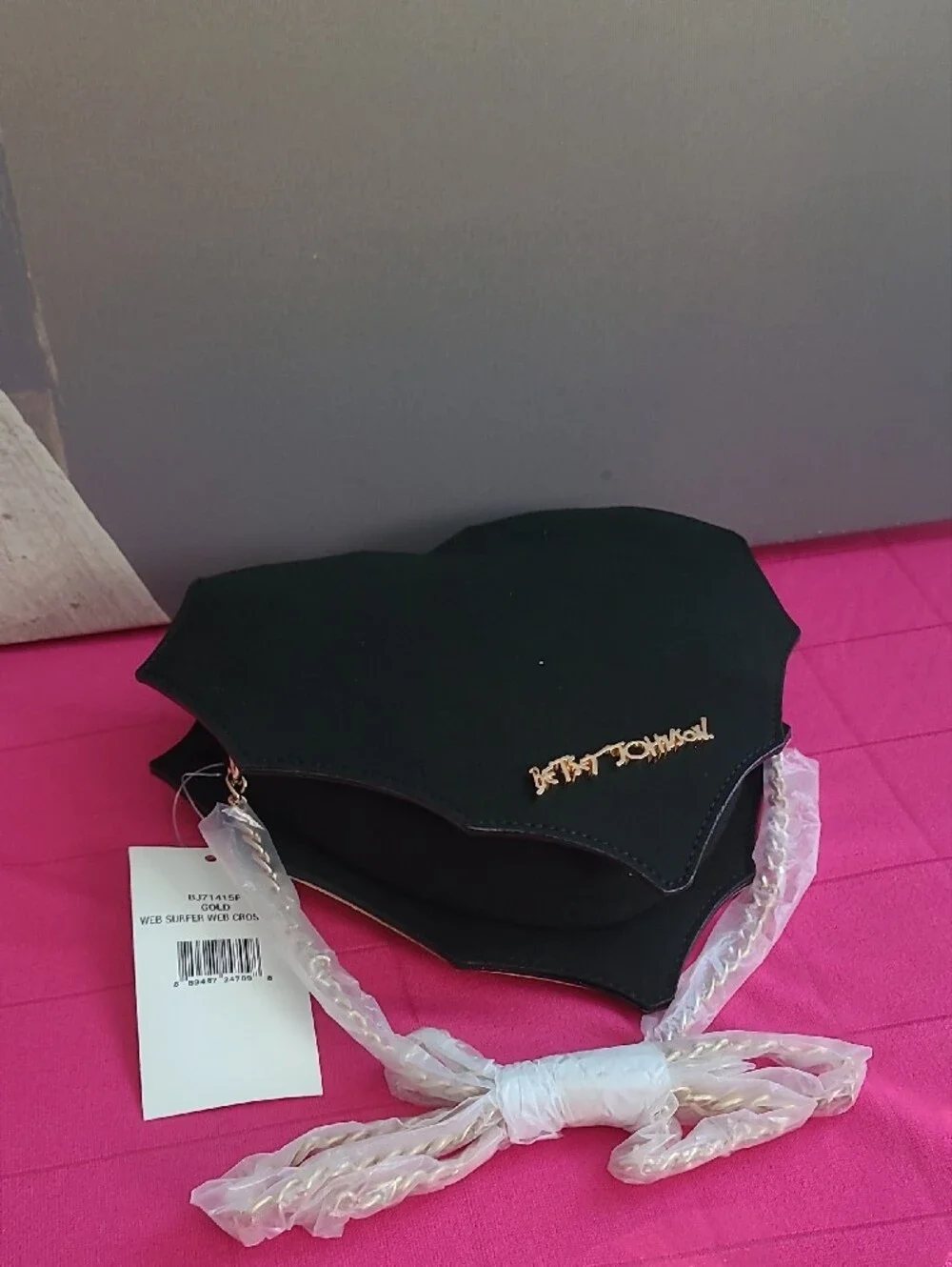 Betsey Johnson Spiderweb Crossbody NWT